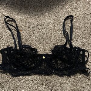 Gooseberry Elegant Black Lace Bra